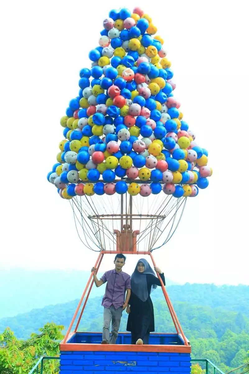 spot foto balon udara